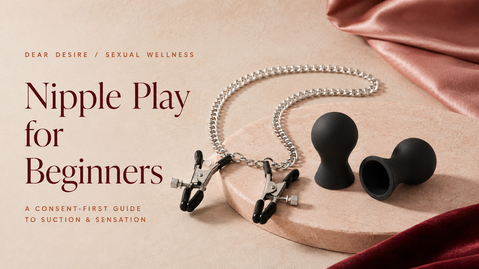 Nipple play for beginners with soft silicone suction cups