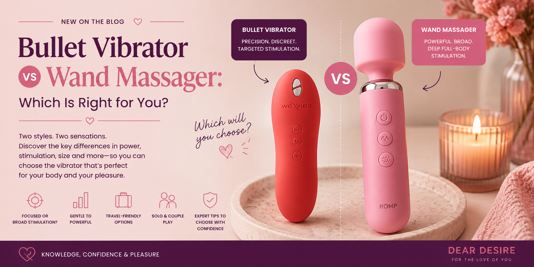 Bullet Vibrator vs Wand Massager: Which Is Right for You?