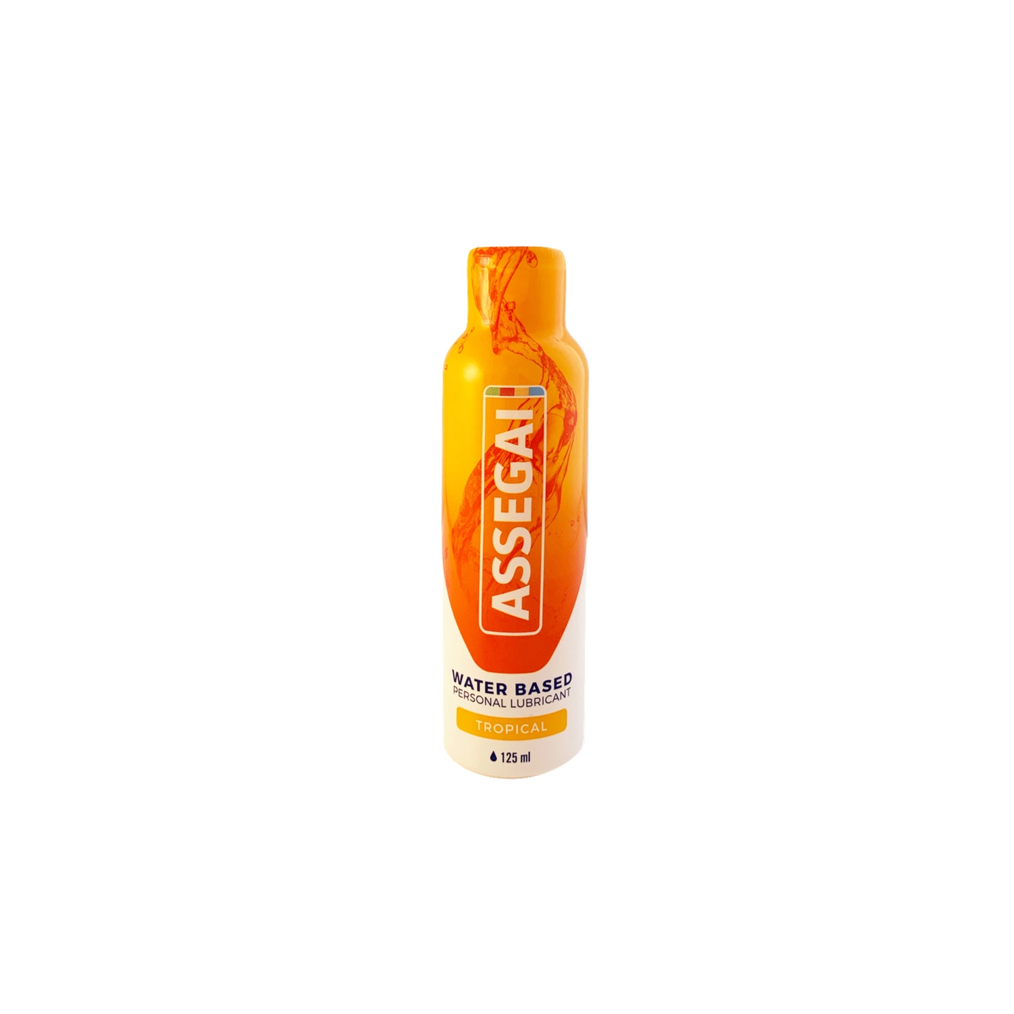 Assegai Tropical Lubricant 125ml – water-based lubricant with tropical fruit scent for smooth, natural-feeling intimate moisture