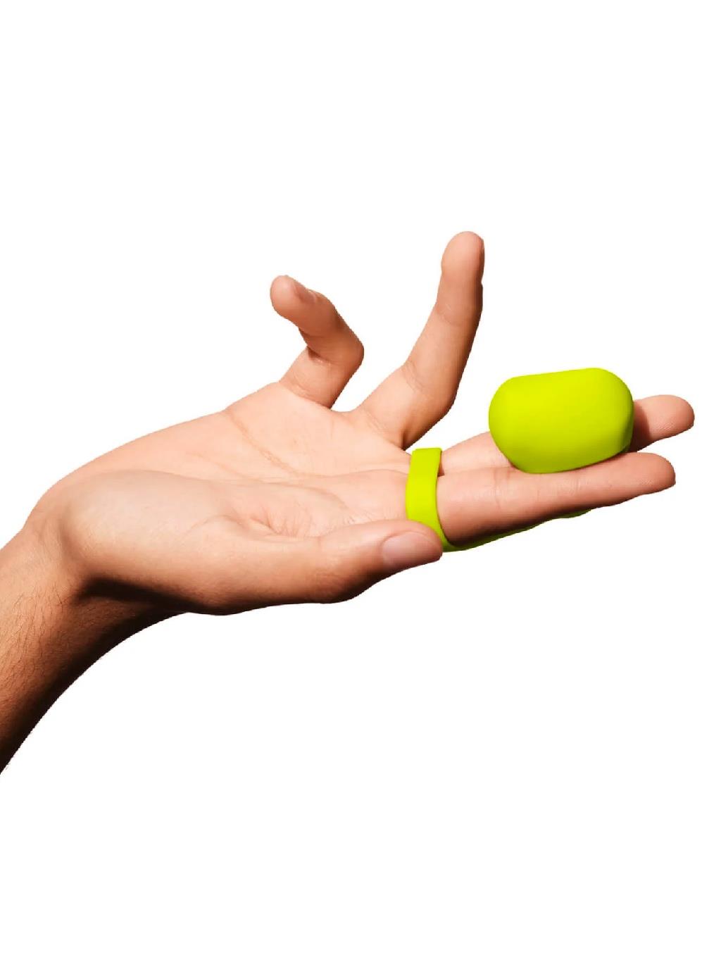 hands-free finger vibrator with three speeds and body-safe, waterproof design