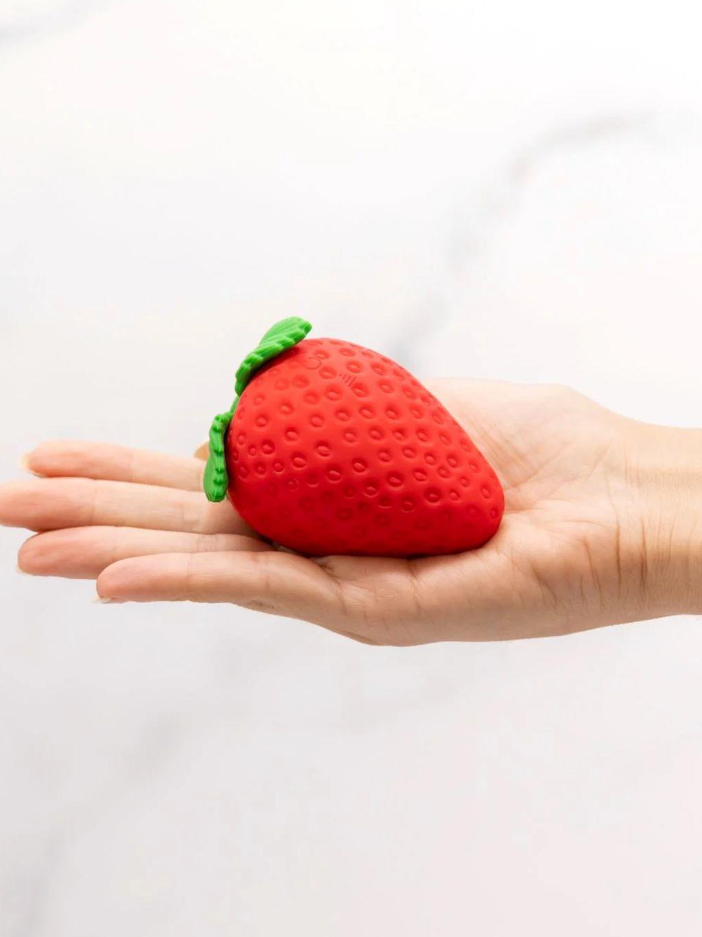 Strawberry Emojibator Vibrator | Dear Desire