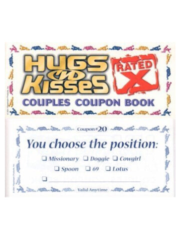 erotic coupon book for lovers featuring steamy and fun activities