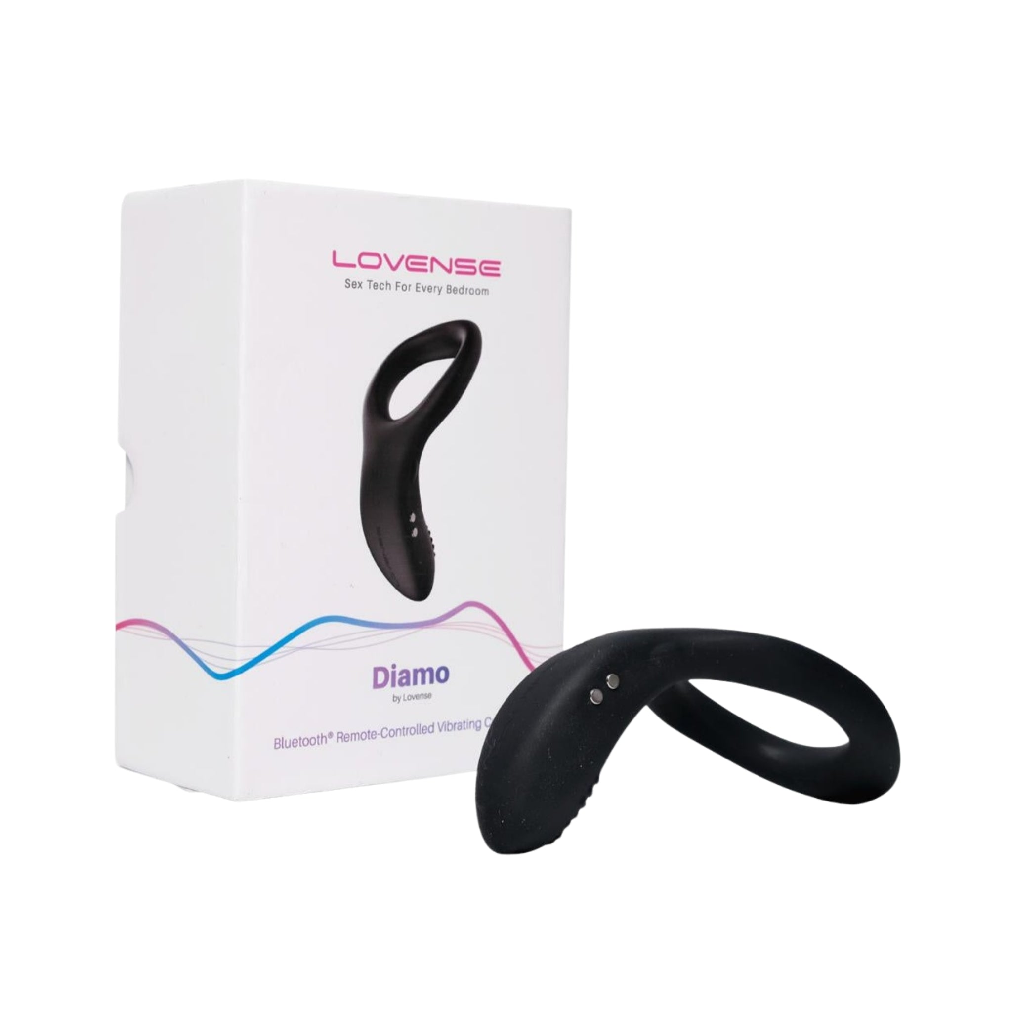 Lovense Diamo – adjustable silicone penis ring designed to enhance erection and prolong performance