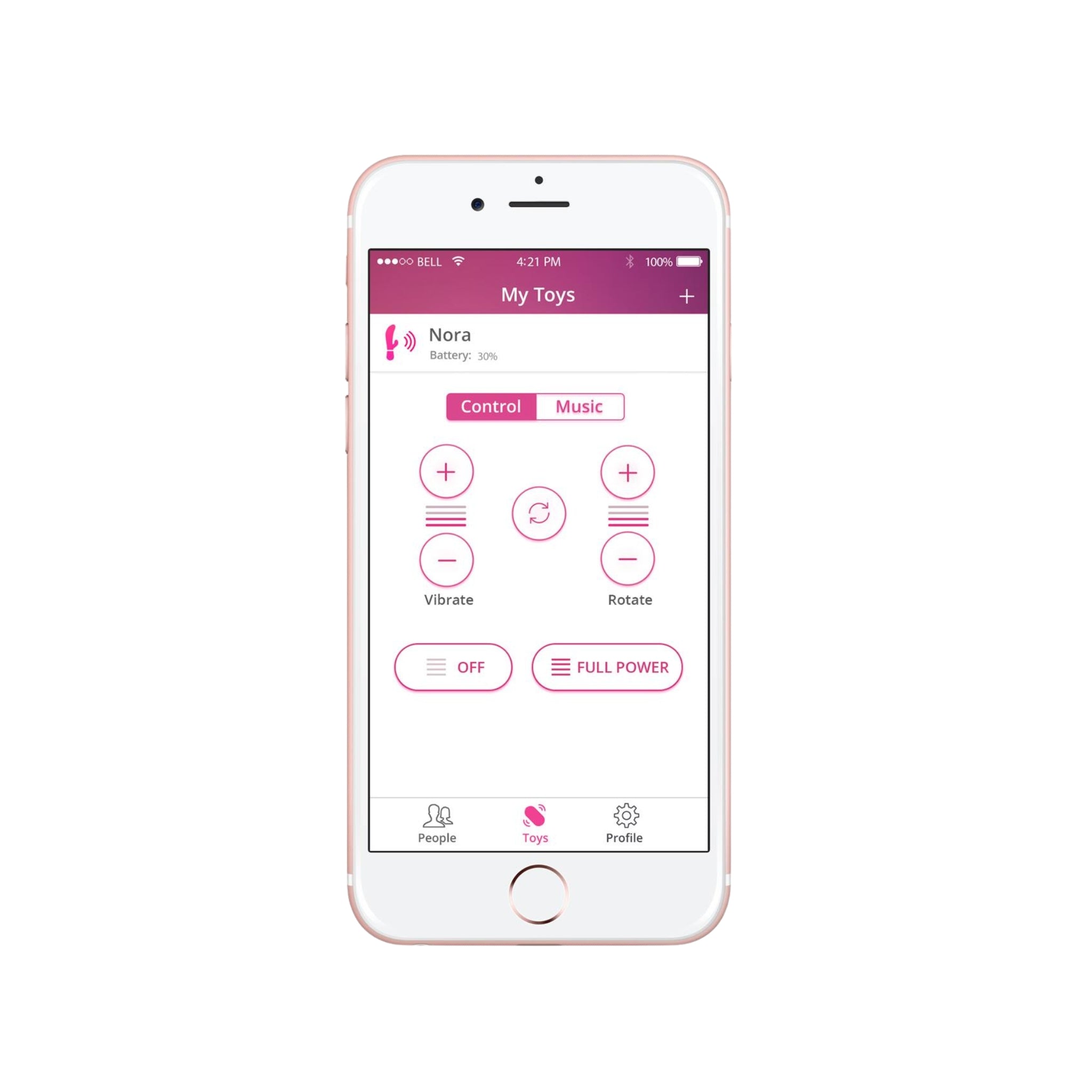versatile dual vibrator with quiet operation and customizable settings via smartphone app
