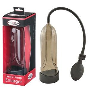 Malesation penis pump – manual enlargement device for improved erection strength and size