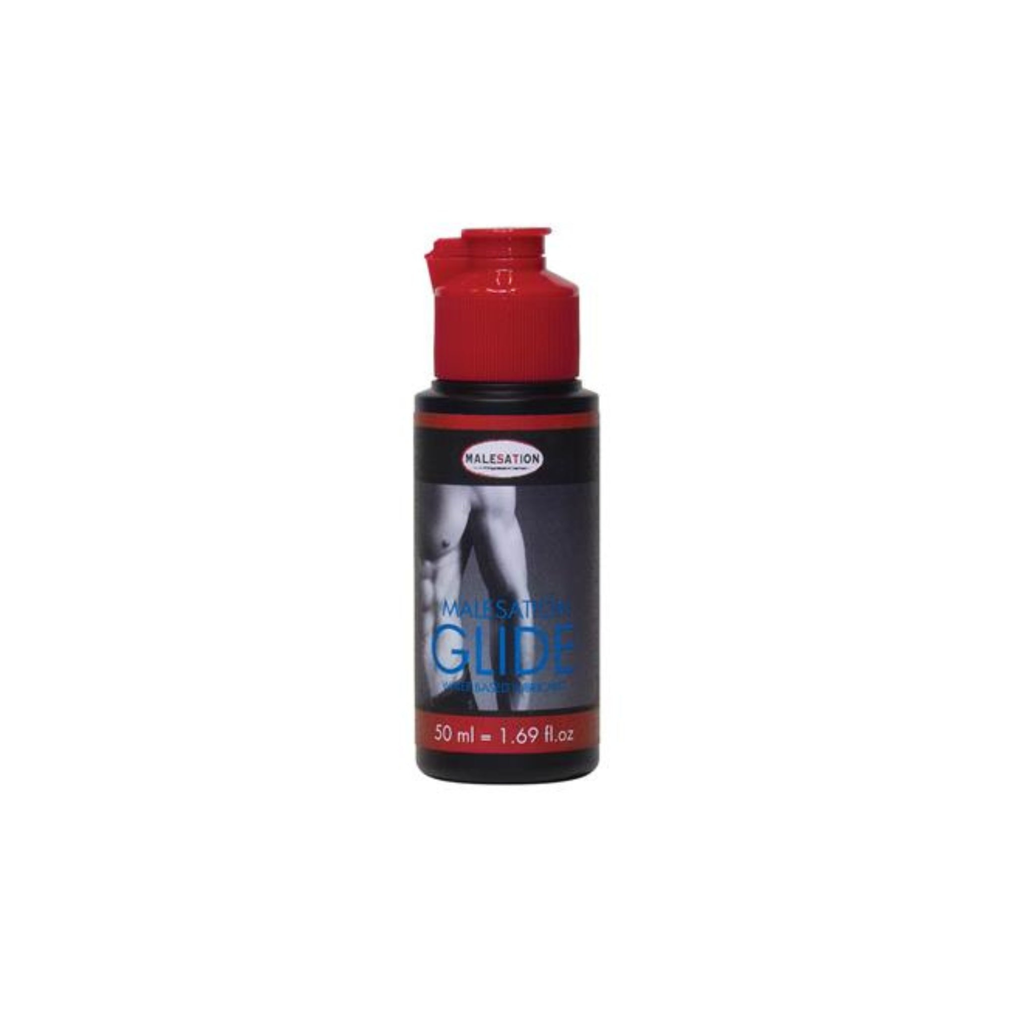 Malesation Water-based Lubricant 50ml – front view of the bottle on white background