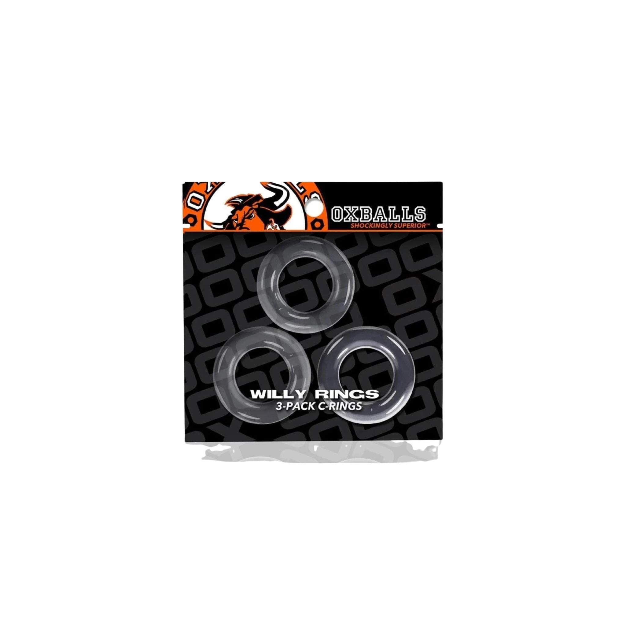 Oxballs WILLY Rings three pack clear