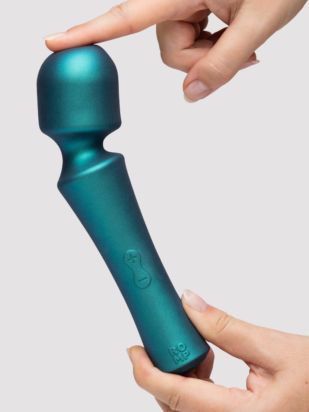 wand massager with 10 vibration settings and ergonomic design for versatile pleasure.