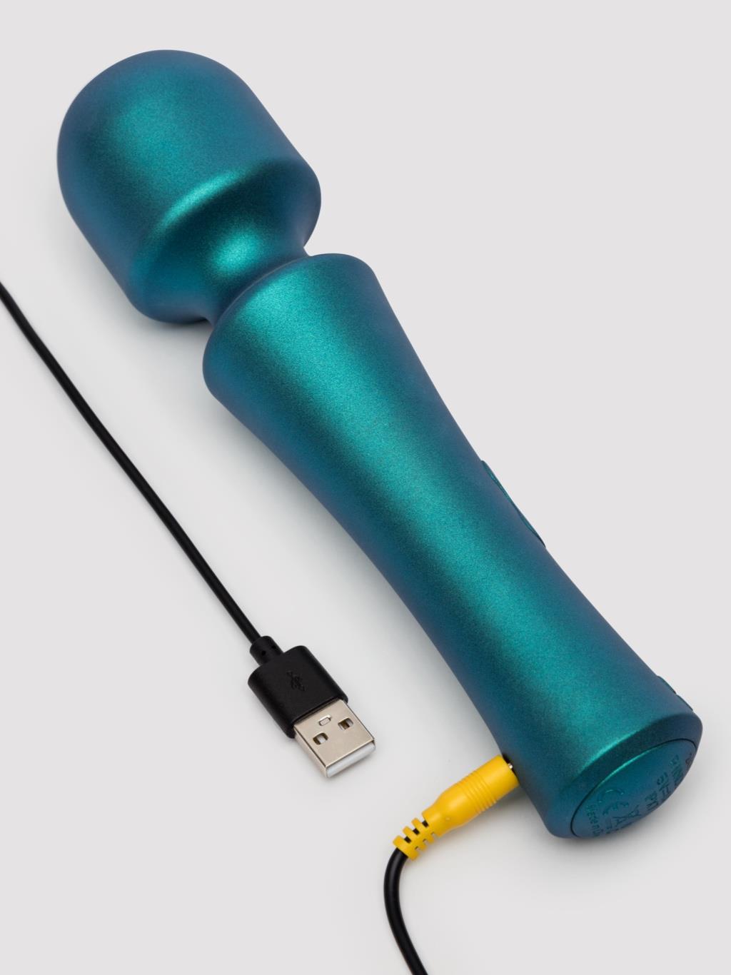 Romp Presto compact wand vibrator with soft squishy silicone head, 6 vibration intensities, and 4 patterns.