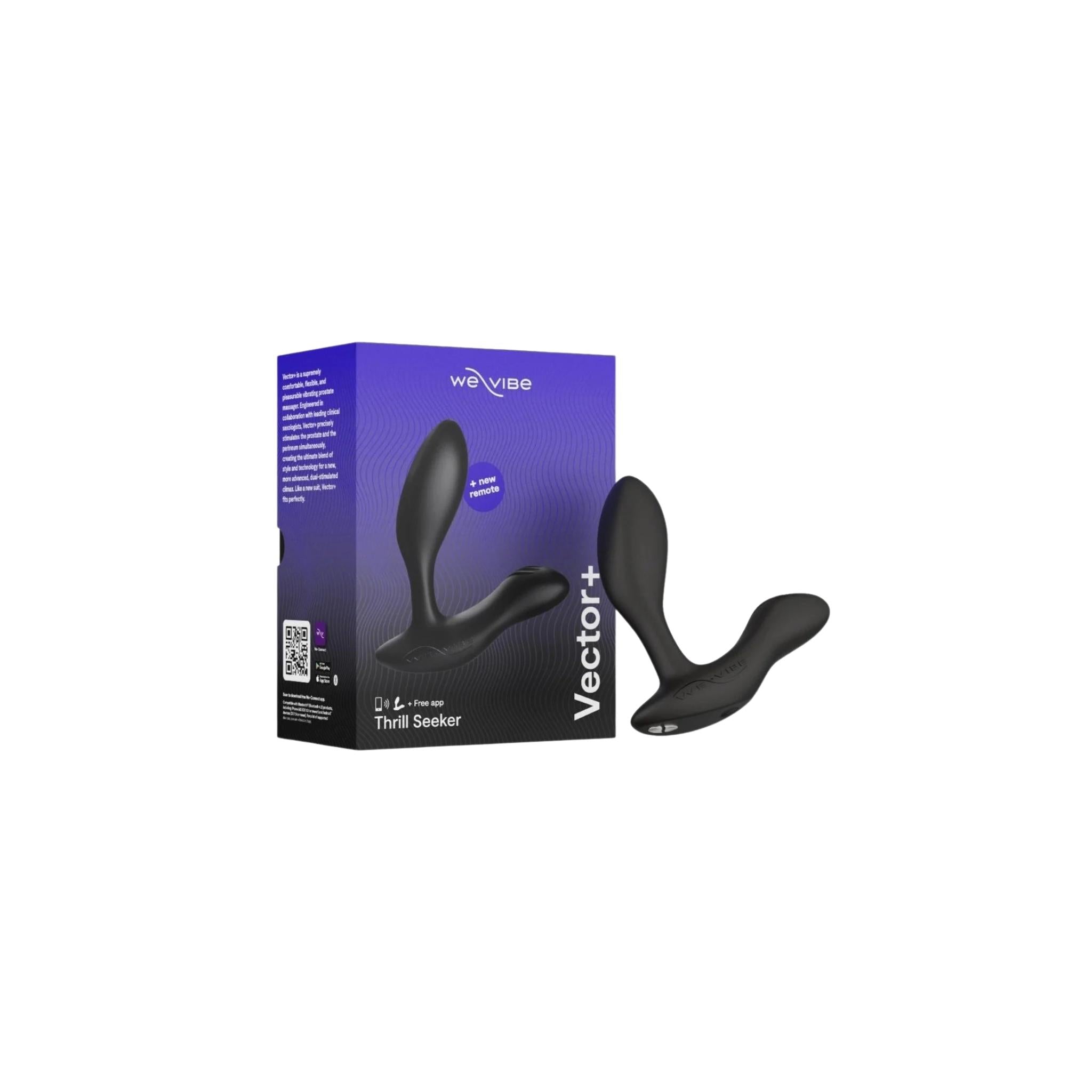 We-Vibe Vector Plus prostate massager black