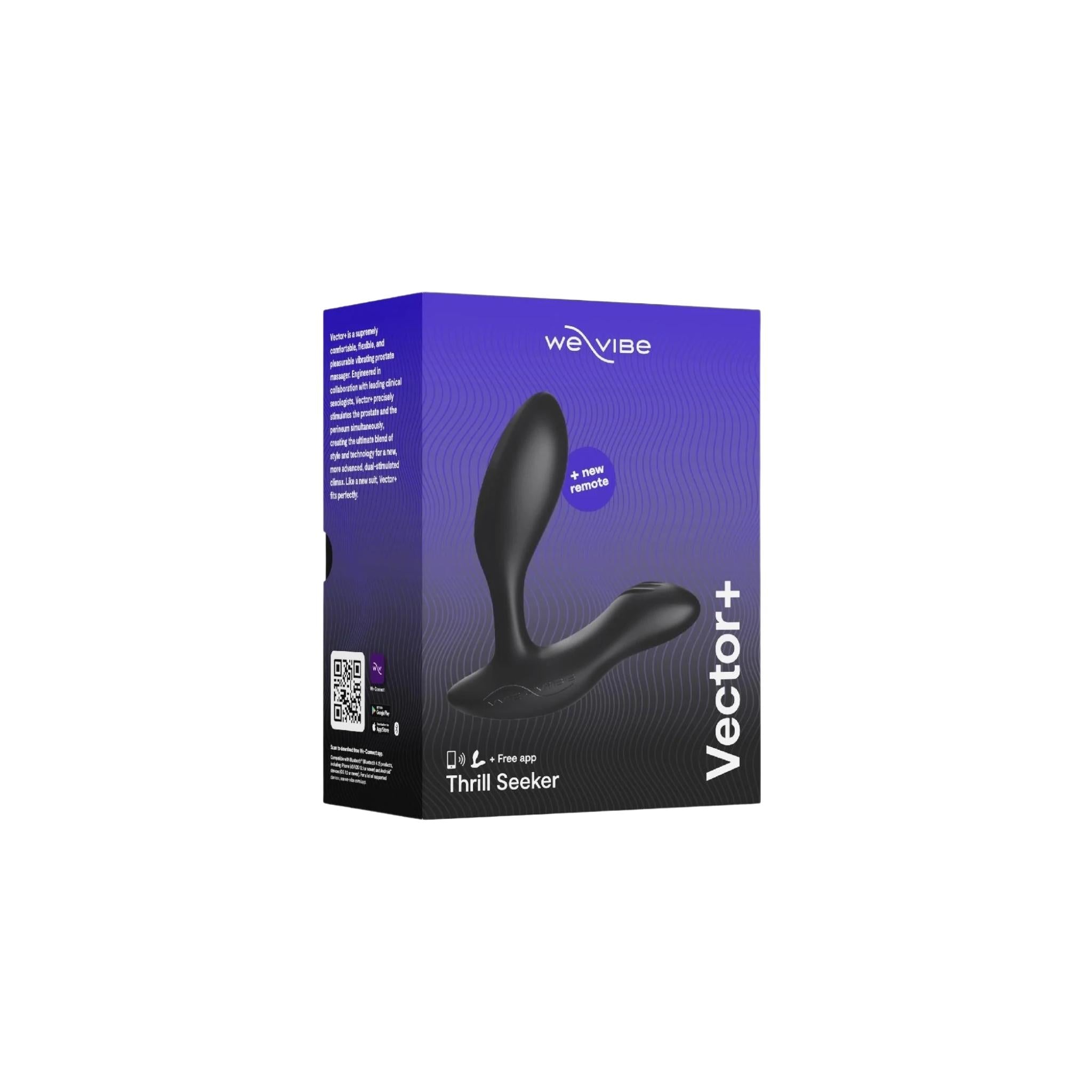 We-Vibe Vector Plus prostate massager black