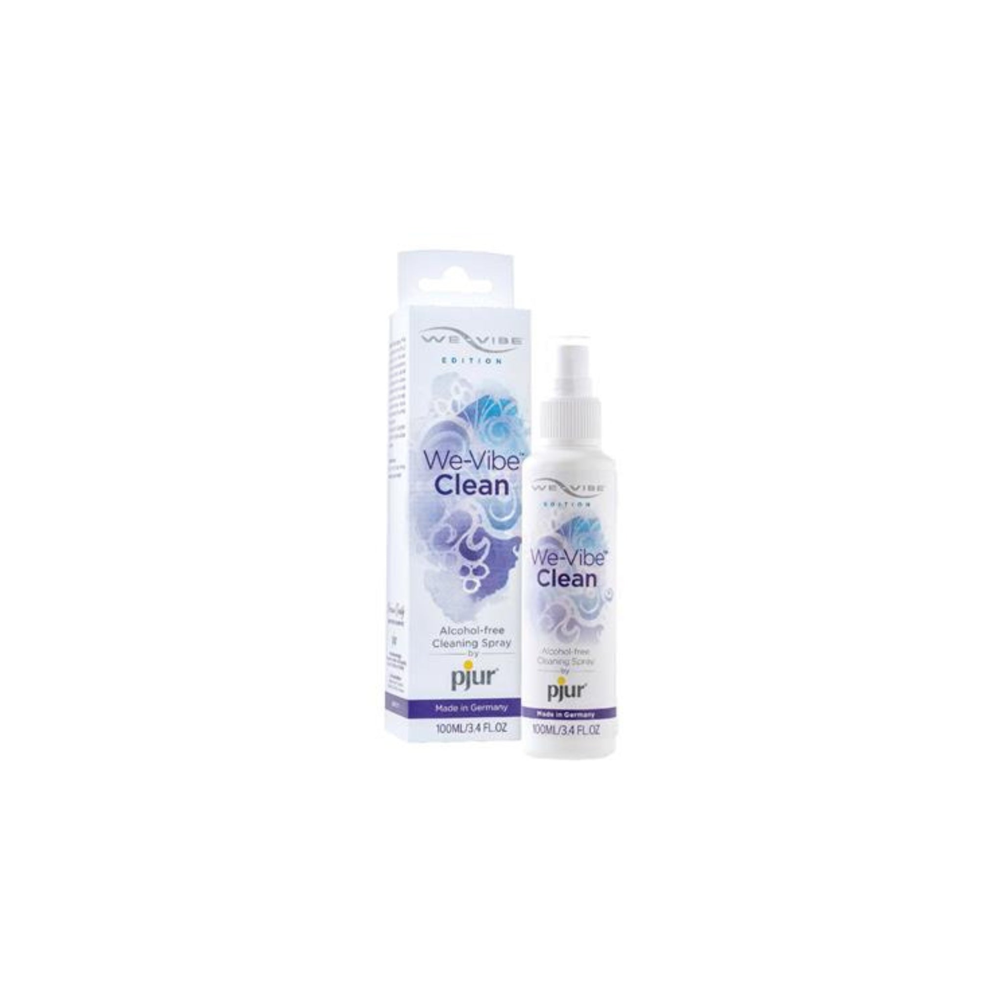 We-Vibe by Pjur cleaning spray designed for gentle, hygienic care of intimate toys