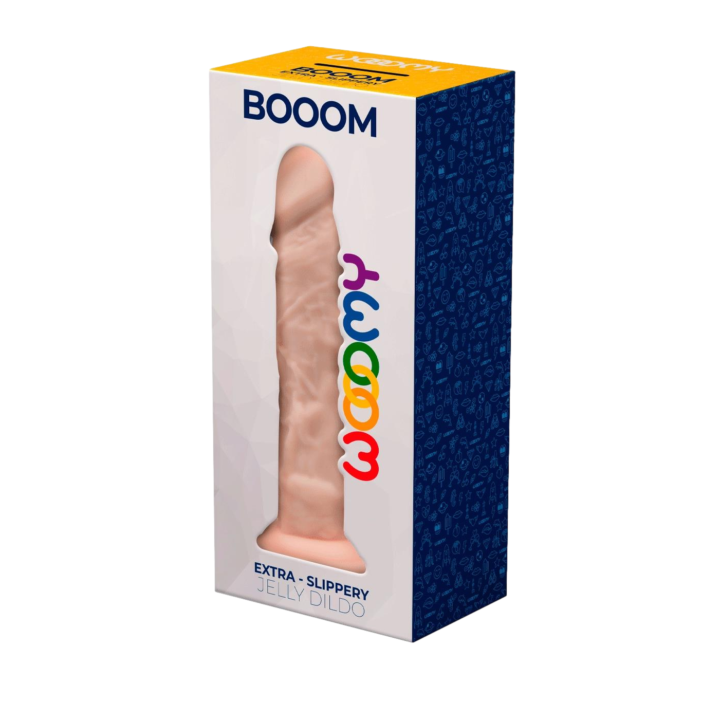Wooomy Booom Dildo with realistic shape and soft, body-safe silicone material