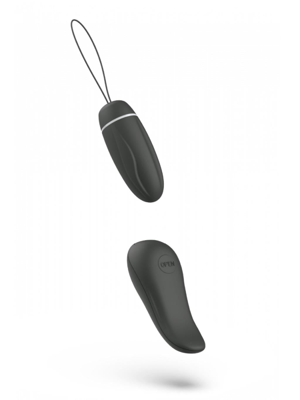 BSwish Bnaughty Deluxe Unleashed bullet vibrator with wireless remote and sleek black design