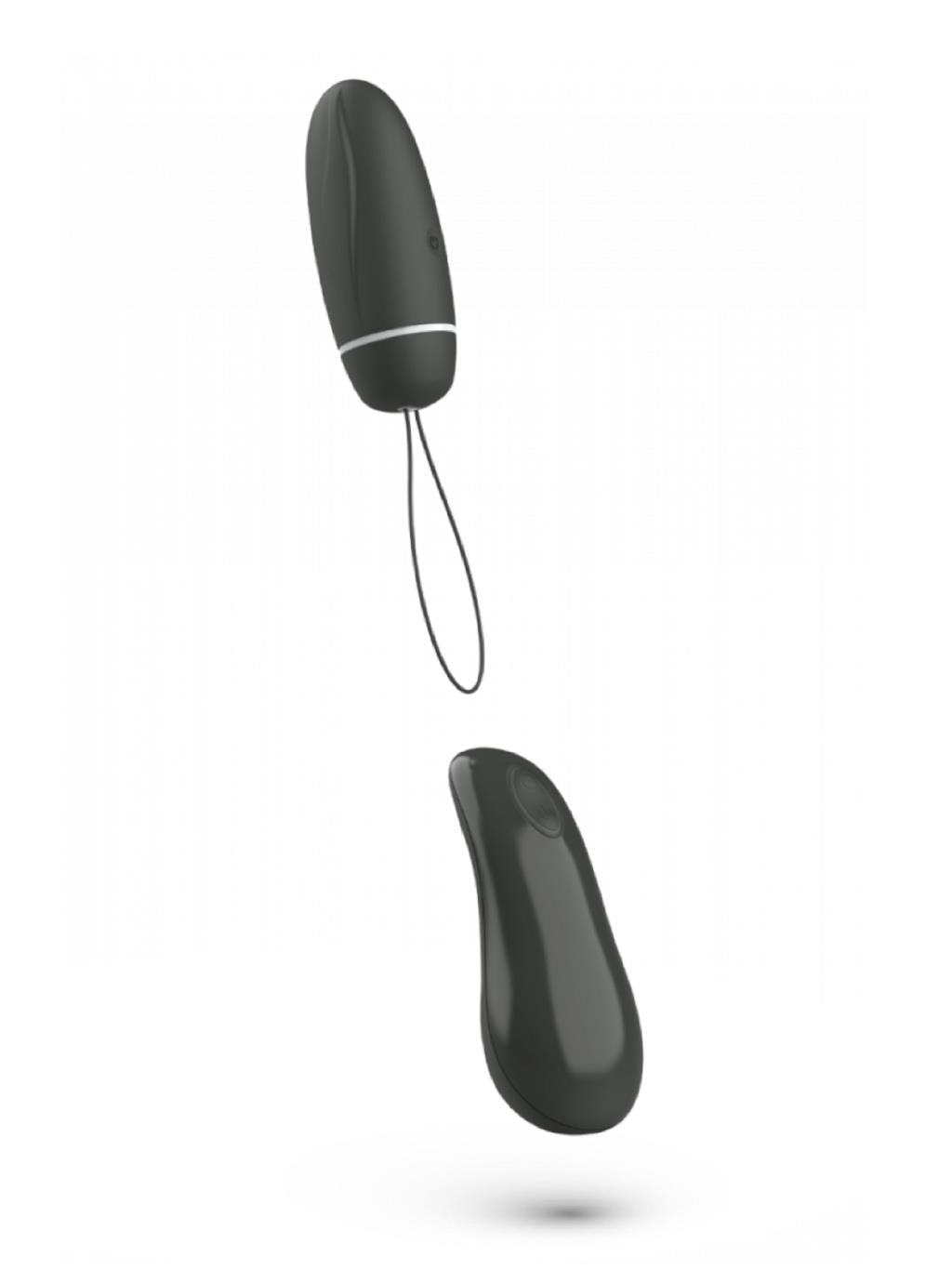 BSwish Bnaughty Deluxe Unleashed bullet vibrator with wireless remote and sleek black design