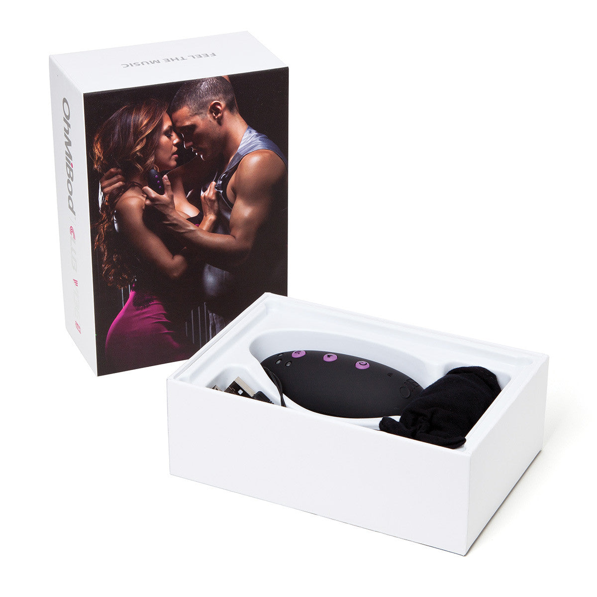 Ohmibod Club Vibe 2.0H retail box showing product features and branding