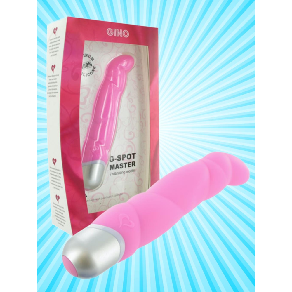 FeelzToys Gino Vibrator - ergonomic, body-safe silicone vibrator with powerful motor and multiple vibration modes