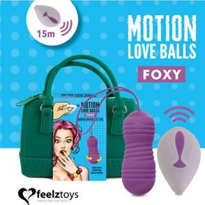 FeelzToys Motion Love Balls Foxy | Remote Controlled Panty Vibrator | Dear Desire