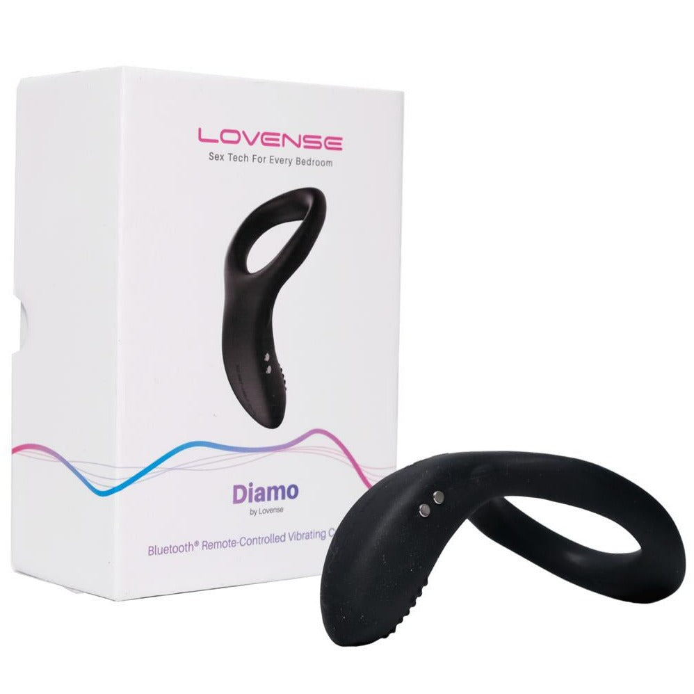 Lovense Diamo – adjustable silicone penis ring designed to enhance erection and prolong performance