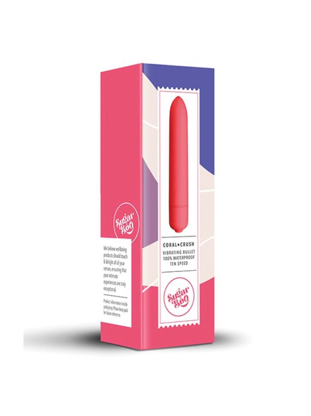 waterproof, body-safe bullet vibrator with multiple vibration settings