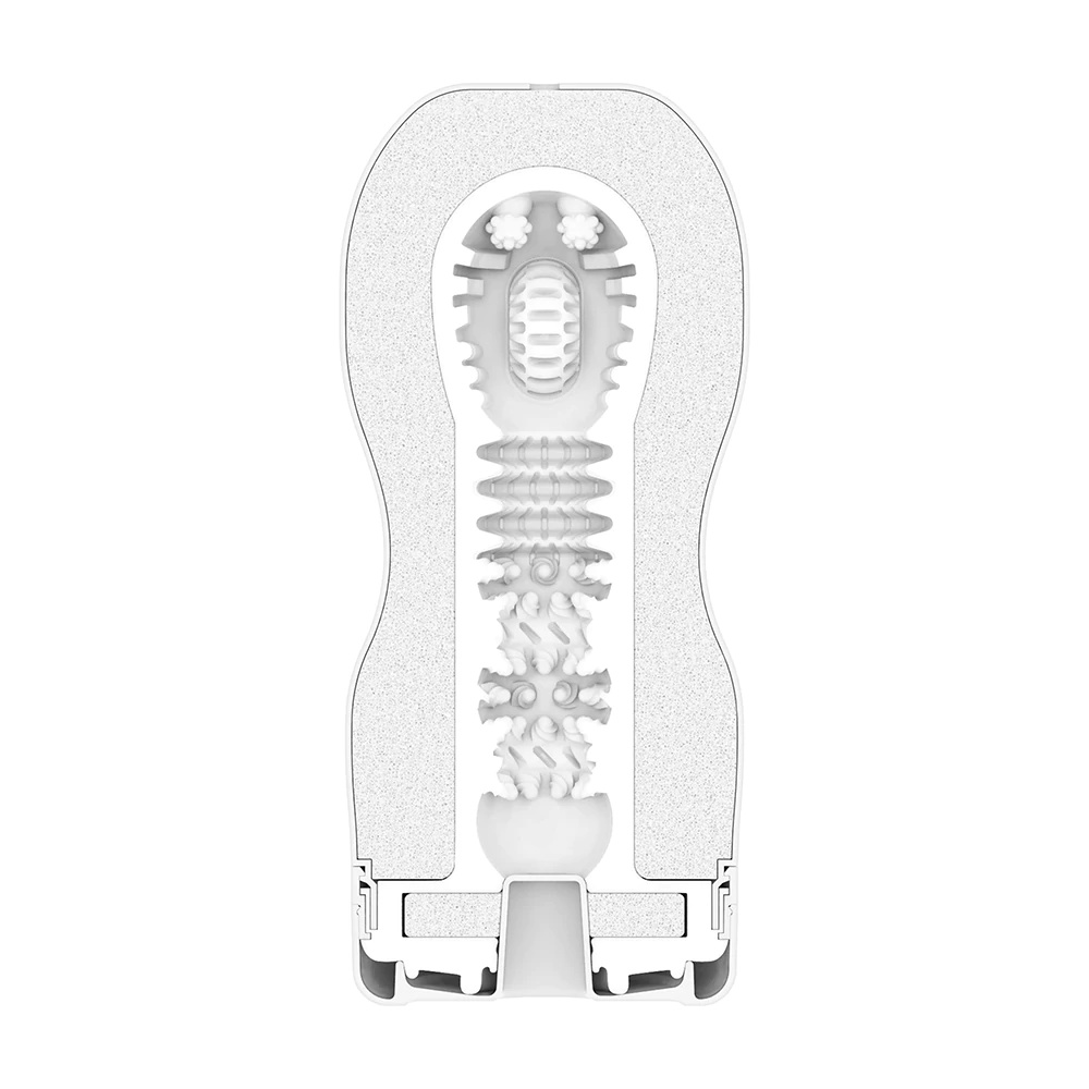 Detail of internal sleeve texture showing nubs and suction chambers