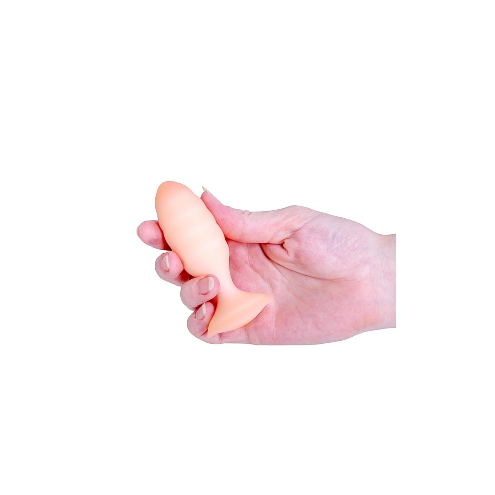 Dual-layer anal plug with flared base