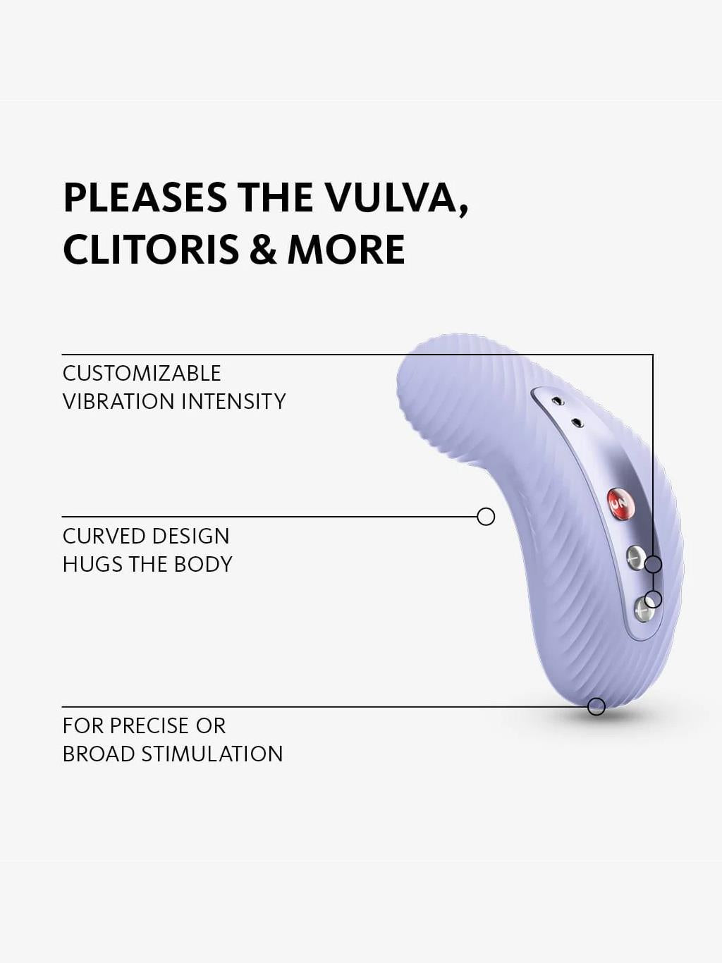 rechargeable external massager with a sleek design for pinpoint pleasure