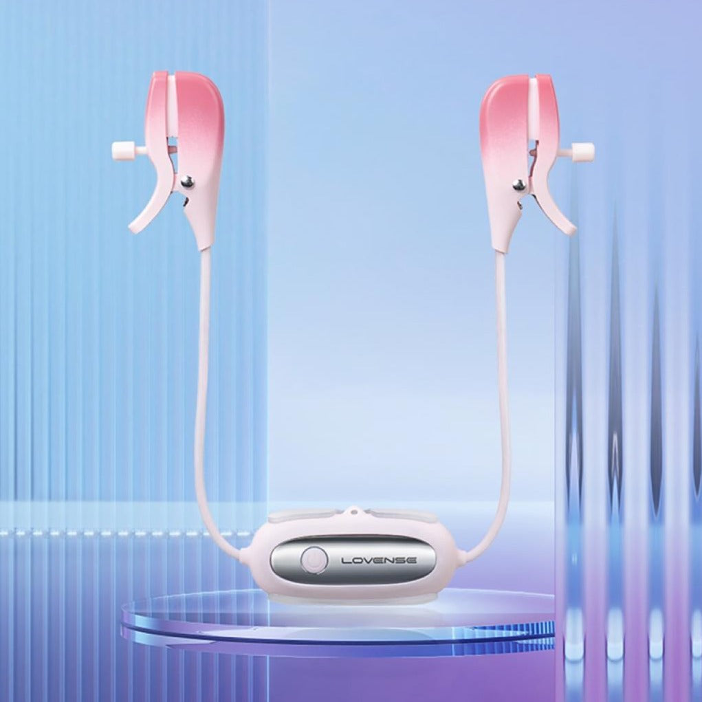 Lovense Gemini – app-controlled vibrating nipple clamps with adjustable pressure and dual motors