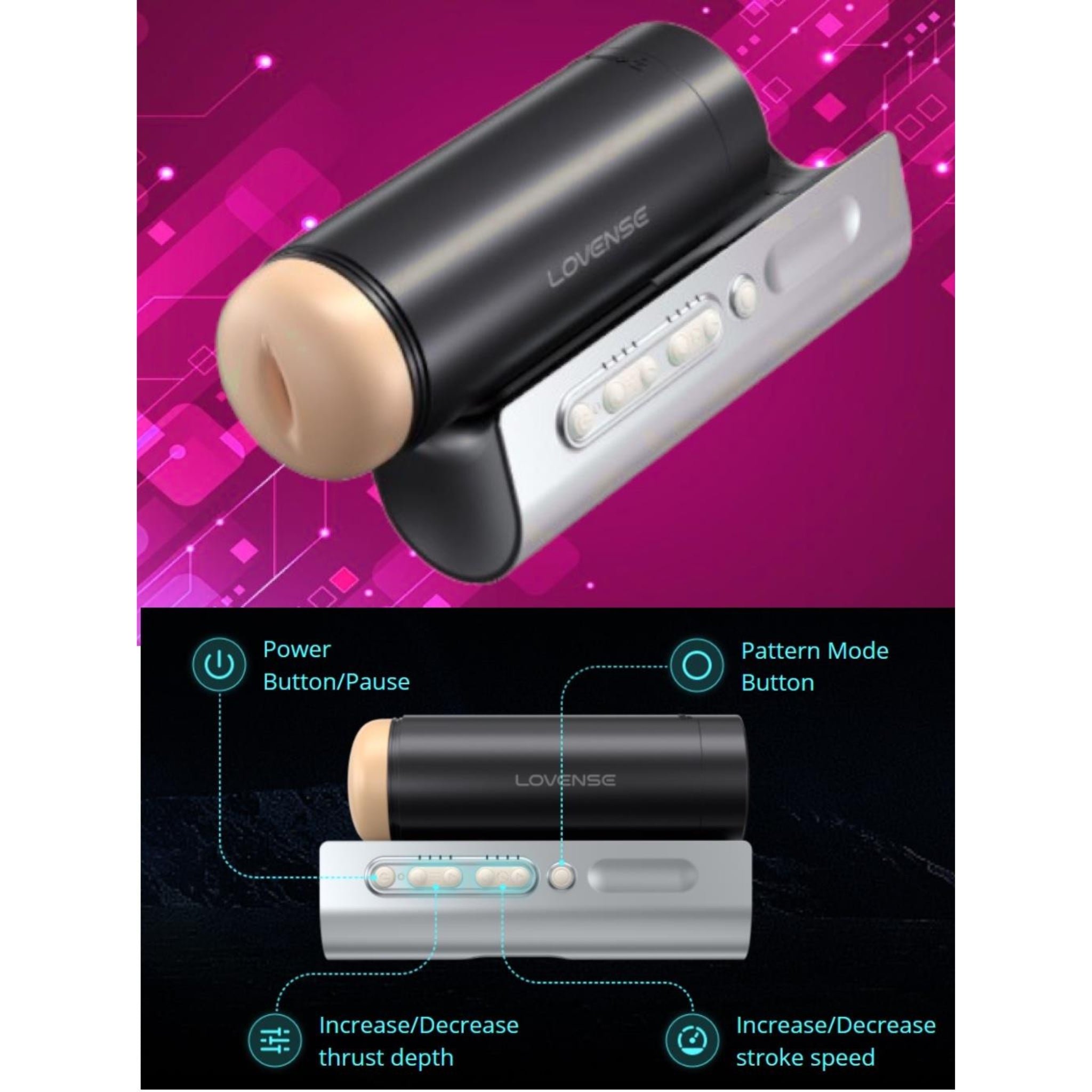 Lovense Solace Pro app-controlled vibrator for long-distance and hands-free pleasure