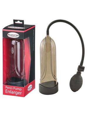 Malesation penis pump – body-safe, non-electric pump with clear cylinder and pressure control