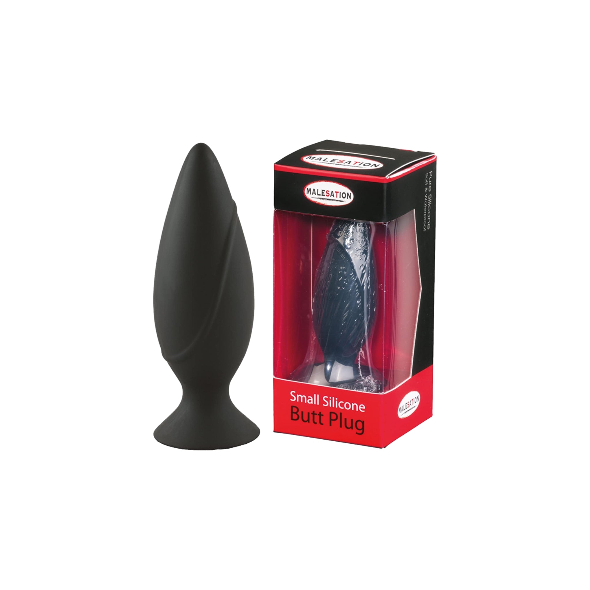 Malesation Small Silicone Anal Plug – Black