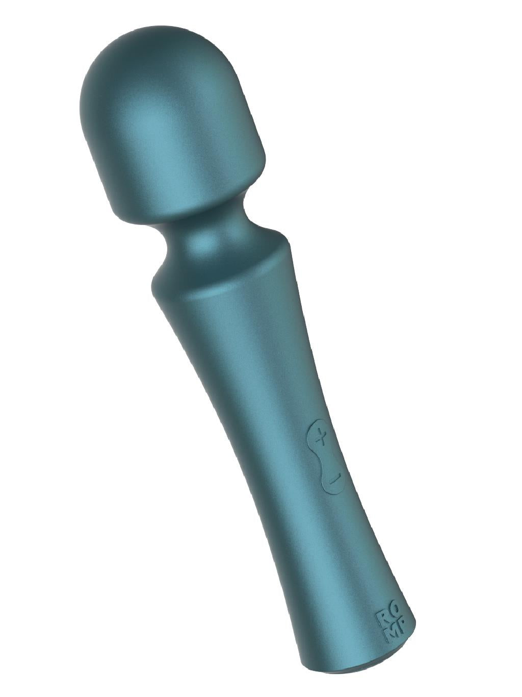 Romp Presto versatile wand vibrator with unique soft-touch head, perfect for all-over body stimulation.