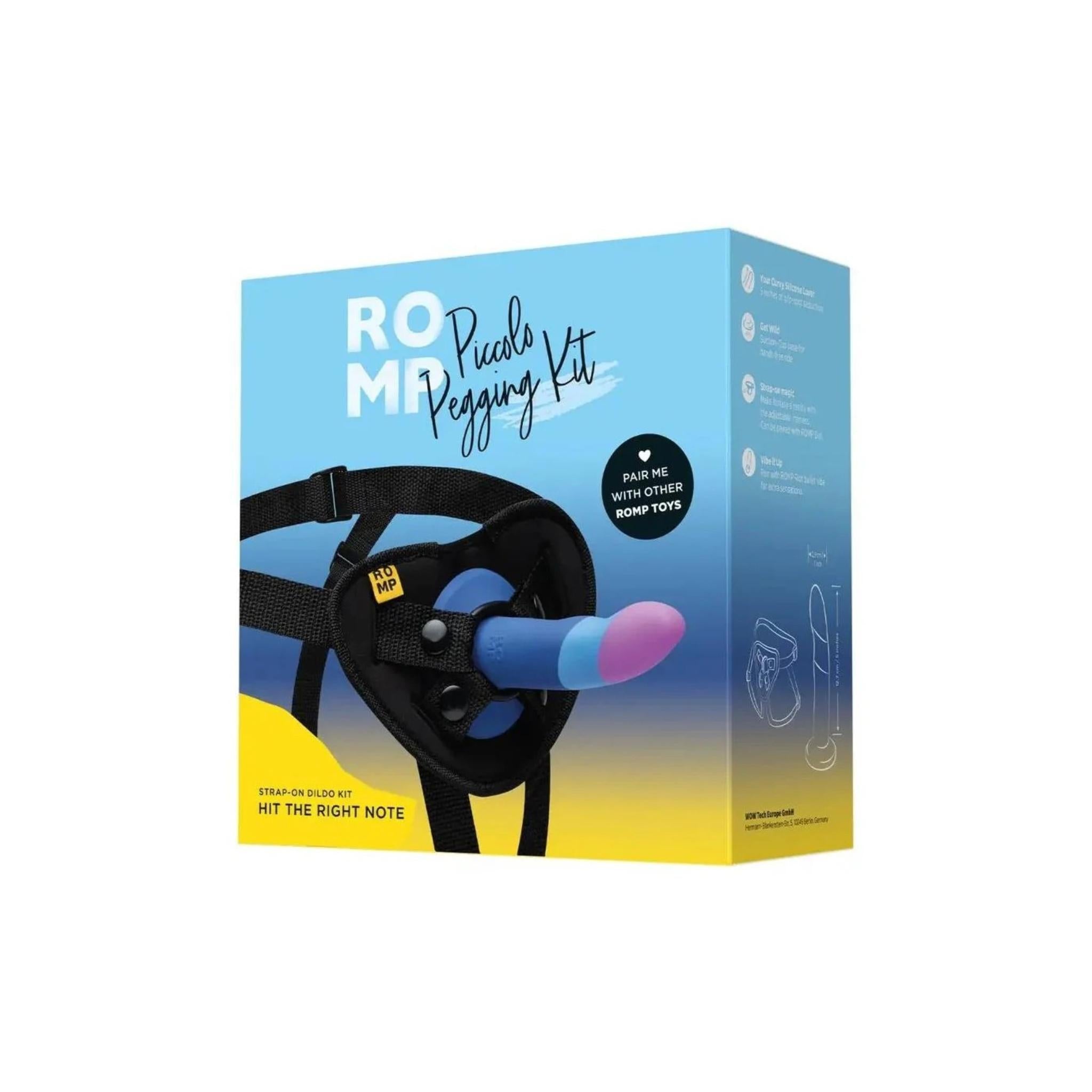 Romp_Piccolo_Pegging_Kit_-_Silicone_Dildo_and_Harness