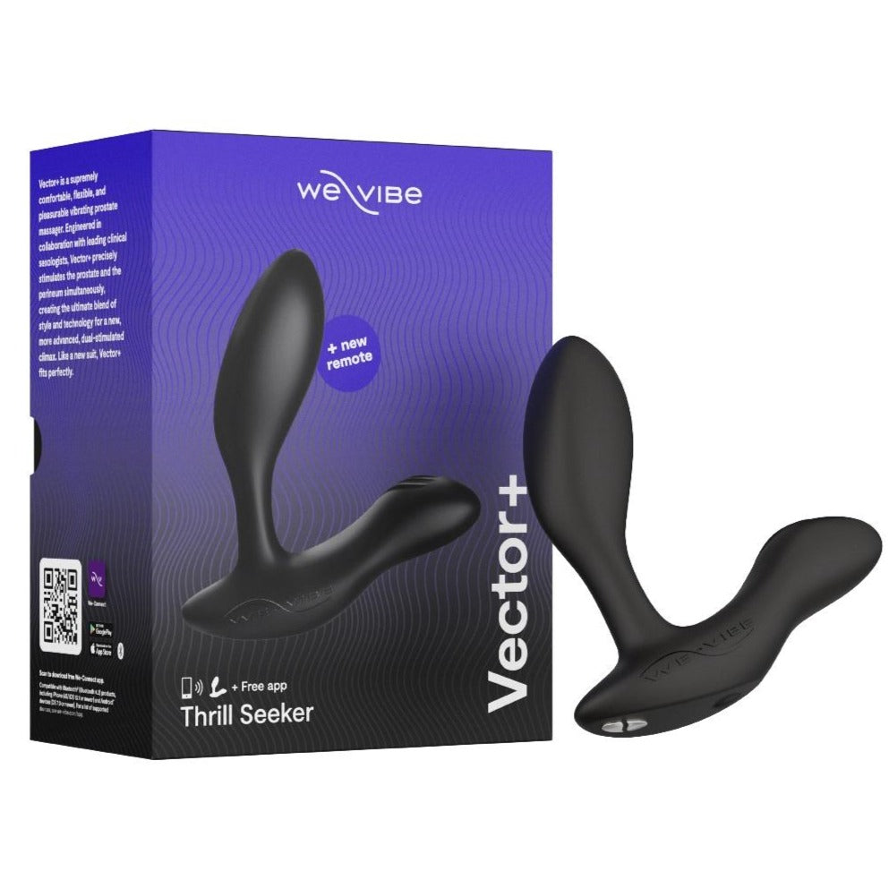 We-Vibe Vector Plus – app-controlled prostate massager with adjustable fit and powerful vibrations