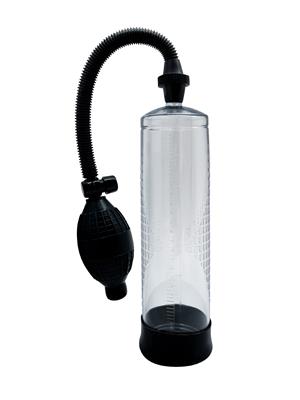 Wooomy Bigggy – clear cylinder penis pump with ergonomic grip for safe, effective enhancement