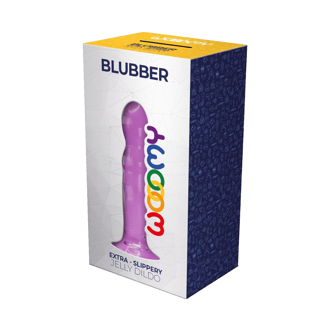 Wooomy Blubber Jelly dildo with soft, jelly-like texture and vibrant color design