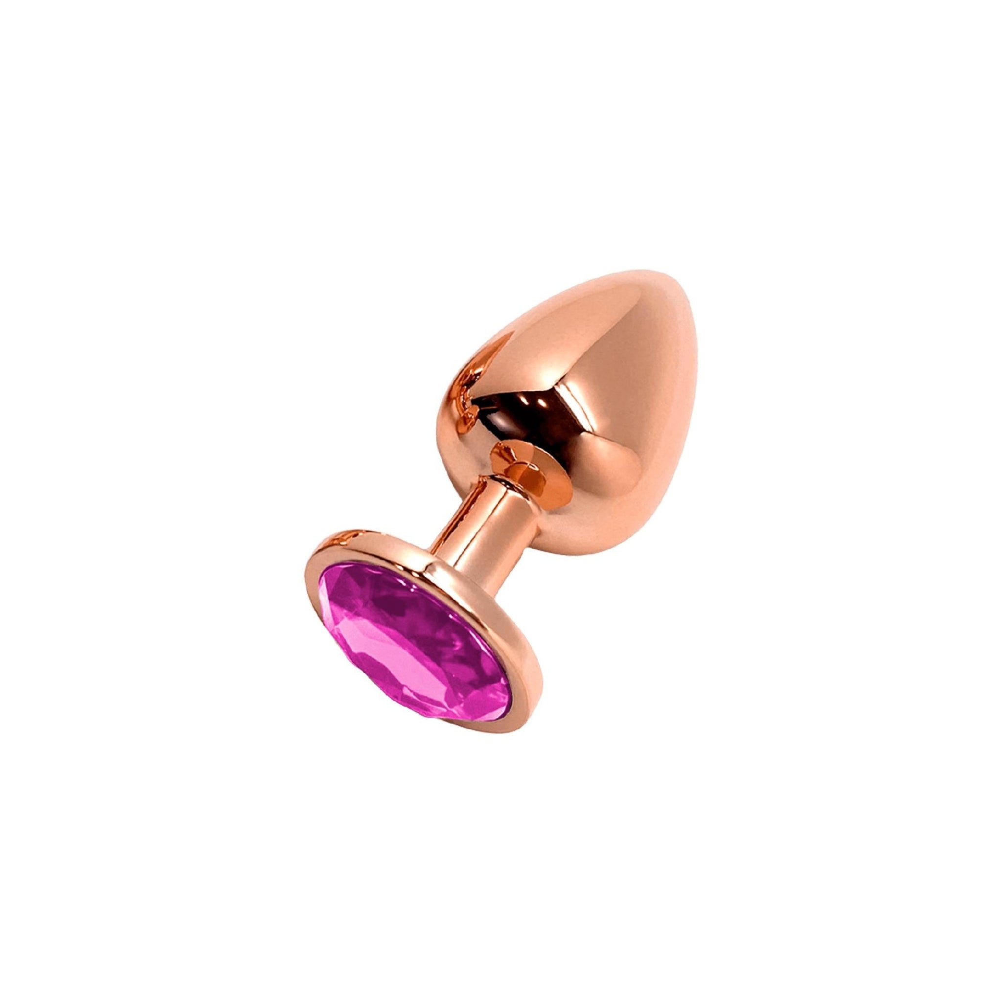 Wooomy Tralalo medium rose-gold metal anal plug