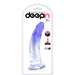 Deep-In Clear Stone 6,5 inch PVC Dong with Suction Cup | Dear Desire