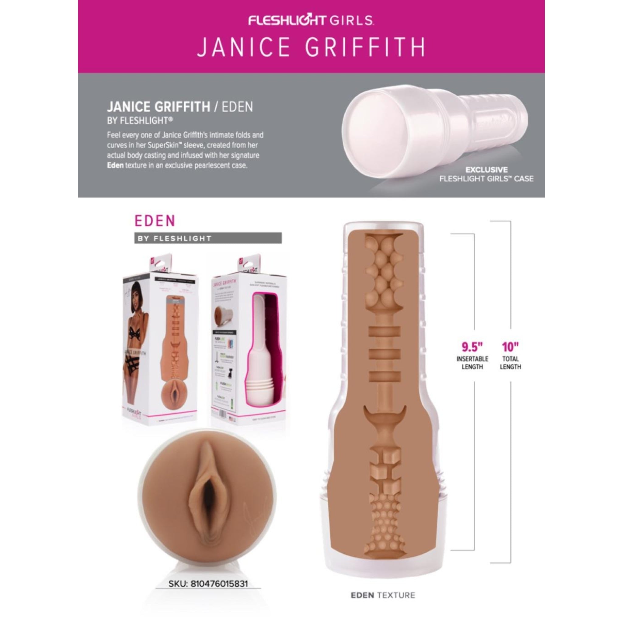 Fleshlight Girls Masturbator - Janice Griffith | Online Adult Store