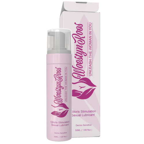 Woestyn Roos lubricant bottle on neutral background – pH balanced and condom safe