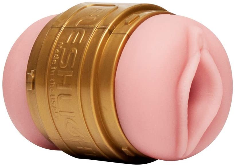 Fleshlight Quickshot STU in its compact case, featuring open-ended design and discreet packaging for stamina training.