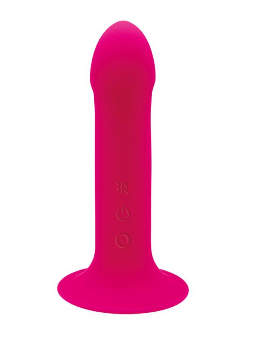 ergonomic, rechargeable dildo with powerful, adjustable vibrations