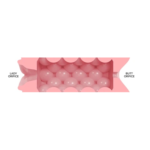 Close-up of Quickshot STU’s inner texture, showcasing intense ridges designed to replicate intercourse and build stamina.