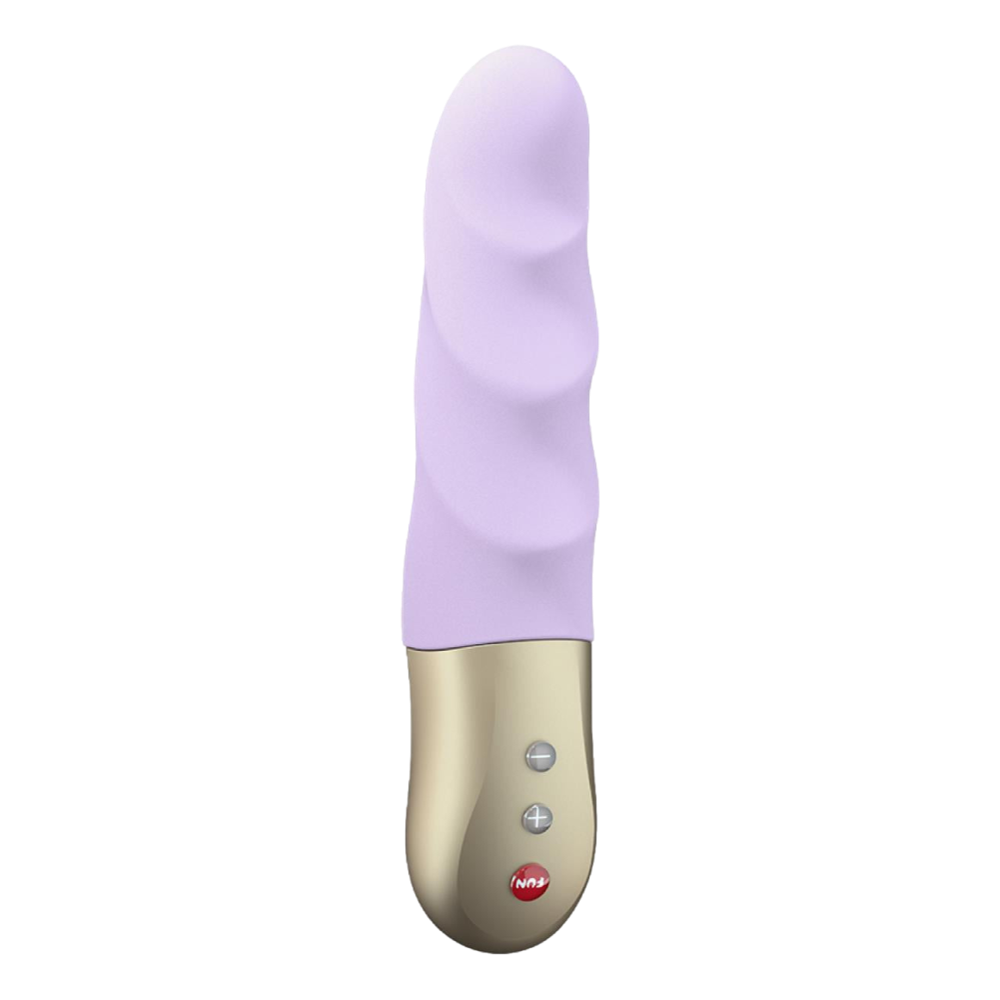 Detail view of Stronic Petite control panel and soft silicone texture