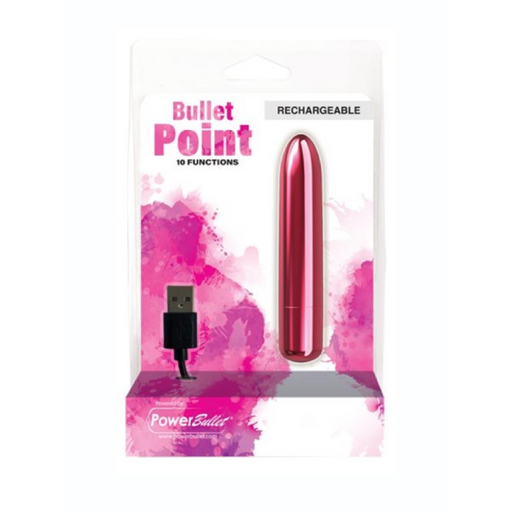 Swan Compact Bullet Point Clitoral Vibrator - Pink | Dear Desire