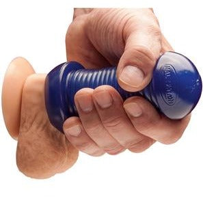 Malesation Senzzze5 Dark Blue - textured male masturbator sleeve with soft silicone material