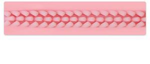 Close-up of the Pink Lady sleeve texture