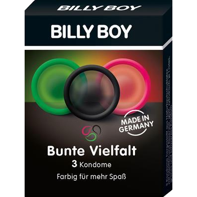 Billy boy 3pc Coloured Condoms | Dear Desire