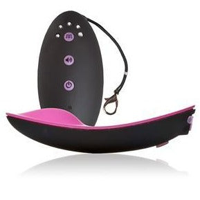 Ohmibod Club Vibe 2.0H wireless remote control vibrator in sleek black, shown with remote and vibe.