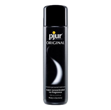 Pjur Original Silicone Lubricant 100ml – premium long-lasting personal lubricant in sleek black bottle